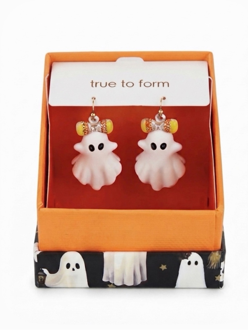 NWT ⚜️🧡⚜️ True To Form Ghost in Bikinis Hoop Earrings
